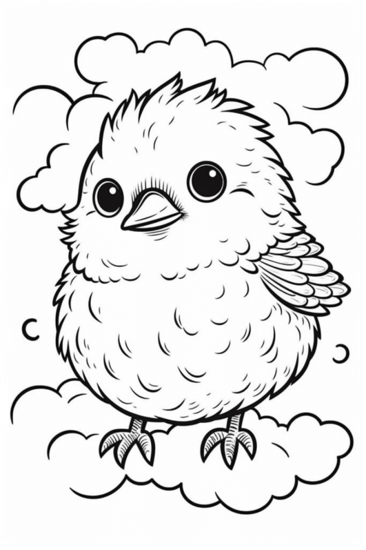 Bird Coloring Pages | Hue Therapy