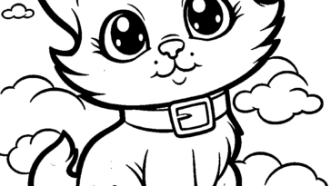 free printable cat coloring pages