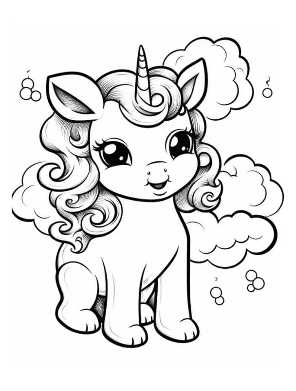 Unicorn Coloring Pages | Hue Therapy