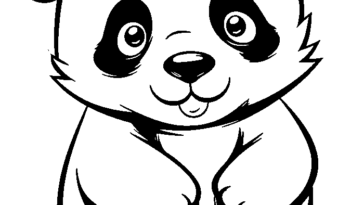 free printable panda coloring pages