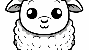 free printable sheep coloring pages