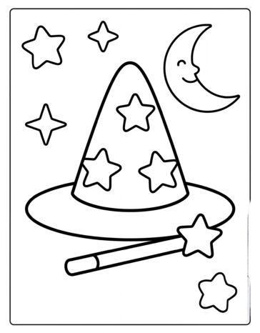 Wizard School Coloring Pages